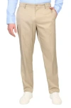 Tailorbyrd Tailored Performance Stretch Pants In Khaki