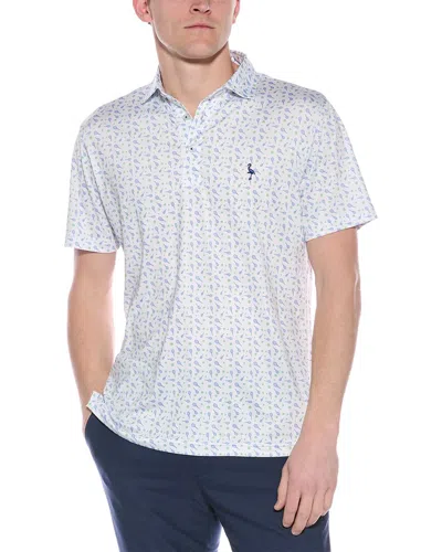 Tailorbyrd Tennis Performance Polo Shirt In White
