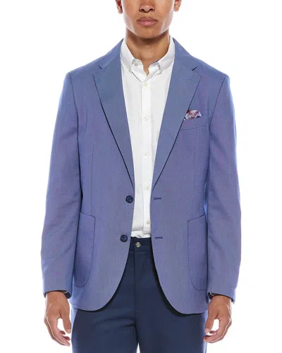 Tailorbyrd Textured Sportcoat In Blue