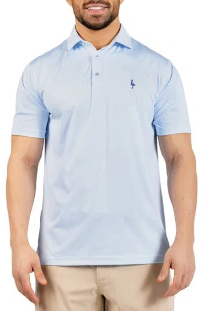 Tailorbyrd The Perfect Tailored Performance Polo In Blue