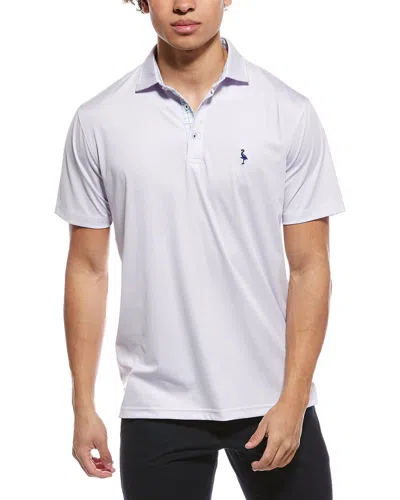 Tailorbyrd The Perfect Tailored Performance Polo Shirt In Purple