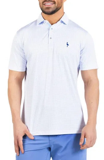 Tailorbyrd The Perfect Tailored Performance Polo In Blue