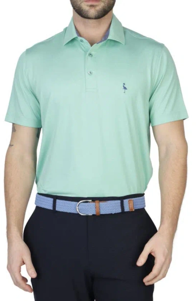 Tailorbyrd Tonal Melange Performance Polo In Multi