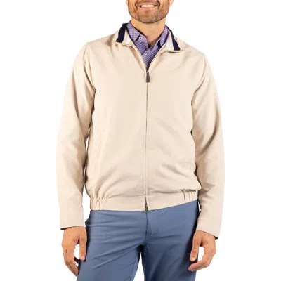 Tailorbyrd Water Resistant Golf Jacket In Khaki