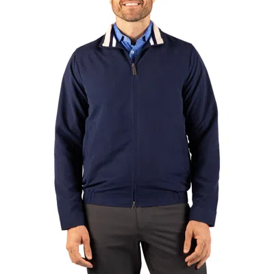Tailorbyrd Water Resistant Golf Jacket In Navy