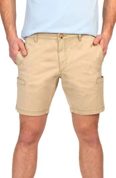Tailorbyrd Welt Cargo Pocket Shorts In Brown