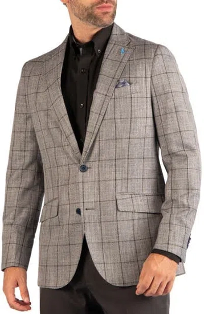 Tailorbyrd Windowpane Sport Coat In Gray