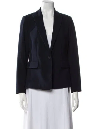 Pre-owned Tailored By Rebecca Taylor Blazer In Blue
