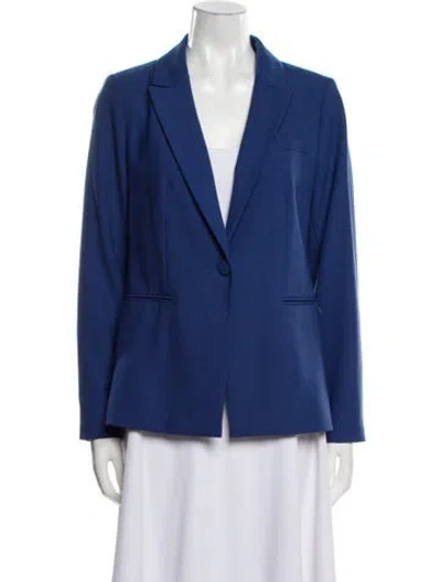 Pre-owned Tailored By Rebecca Taylor Blazer In Blue