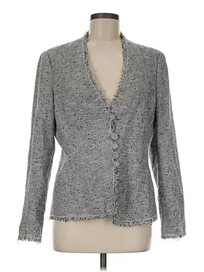Pre-owned Tailored By Rebecca Taylor Blazer Jacket In Gray