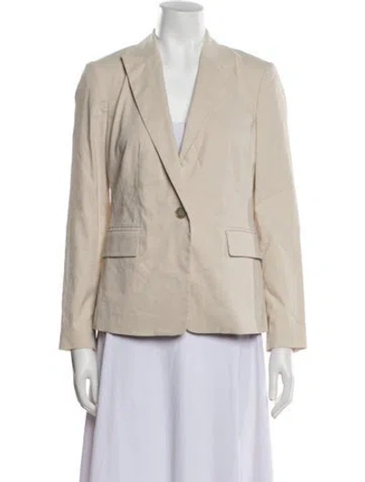 Pre-owned Tailored By Rebecca Taylor Blazer In Neutral