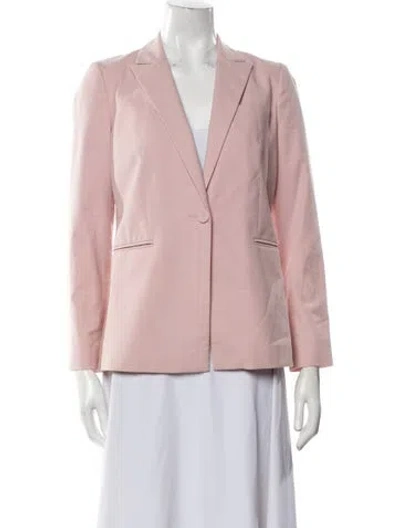 Pre-owned Tailored By Rebecca Taylor Blazer In Pink