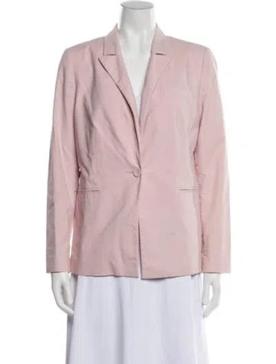 Pre-owned Tailored By Rebecca Taylor Blazer In Pink