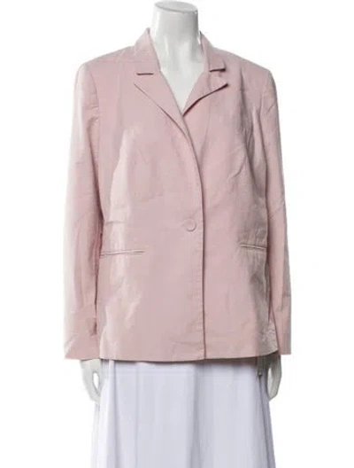 Pre-owned Tailored By Rebecca Taylor Blazer In Pink