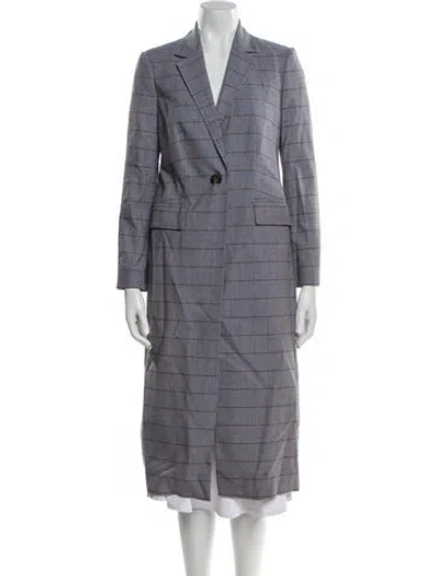 Pre-owned Tailored By Rebecca Taylor Coat In Blue