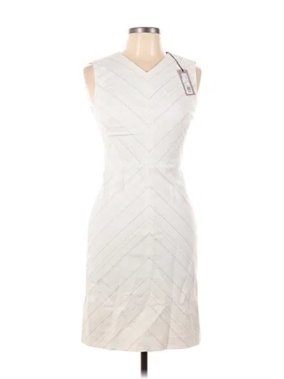 Pre-owned Tailored By Rebecca Taylor Cocktail Dress In White
