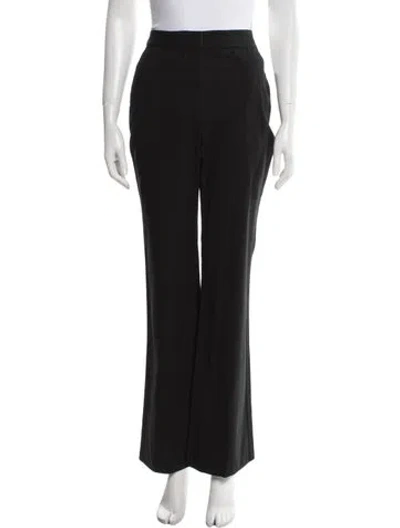 Pre-owned Tailored By Rebecca Taylor Flared Pants In Black