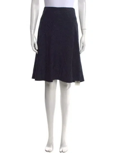 Pre-owned Tailored By Rebecca Taylor Knee-length Skirt W/ Tags In Blue