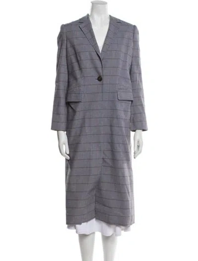 Pre-owned Tailored By Rebecca Taylor Patterned Jacket In Gray