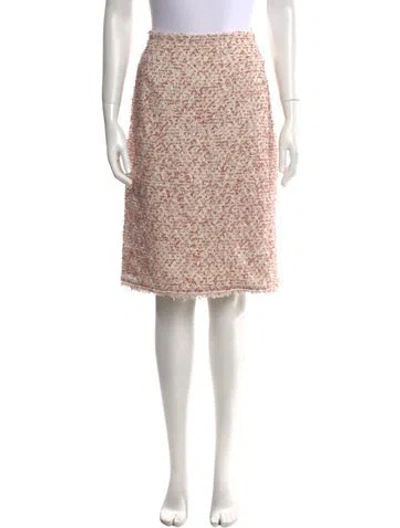 Pre-owned Tailored By Rebecca Taylor Printed Knee-length Skirt W/ Tags In Pink