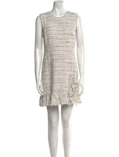 Pre-owned Tailored By Rebecca Taylor Printed Mini Dress W/ Tags In Neutral