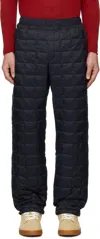 Taion Black Mountain Down Trousers In Black