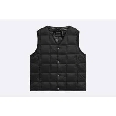 Taion Kids V-neck Button Down Vest Black