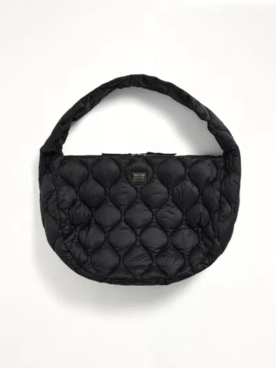 Taion Military Banana Shoulder Down Bag L In Black