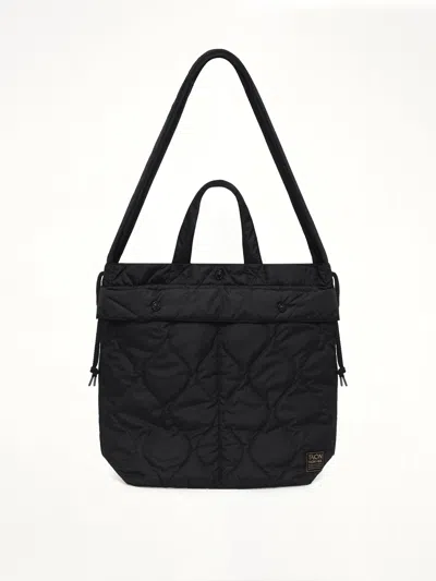Taion Military Down Helmet Shoulder Bag In Black