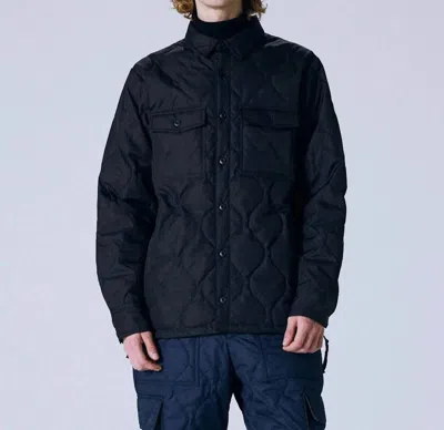 Taion Military Down Shirt In Black