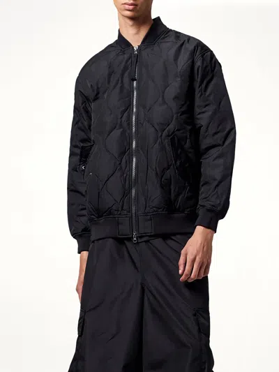 Taion Military Ma-1 Type Down Jacket In Black