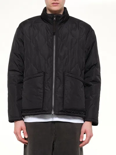 Taion Military Reversible Down Boa Jacket In Black