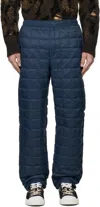 Taion Navy Mountain Down Trousers In D.navy