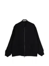 Taion Non Down Basic Stadium Reversible Jacket In Black