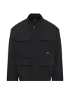 Taion Non Down Button-up Shirt Jacket In Black