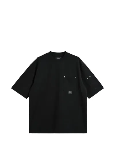 Taion Work Libet Pocket T-shirt In Black