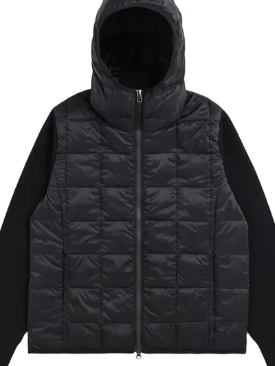 Taion Quilted Hooded Jacket In Black