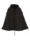 Taion Quilted Hooded Jacket In Black
