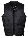 Taion Reversible Vetjan Down Vest In Black