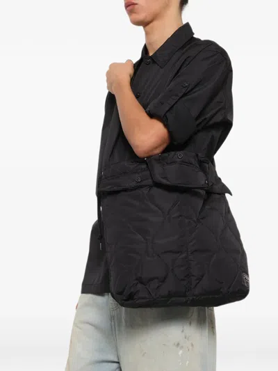 Taion Military Down Helmet Shoulder Bag In Black