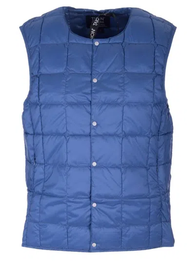 Taion Quilted Vest Coats Blue