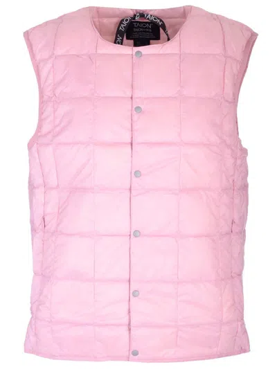 Taion Quilted Vest Coats Rose