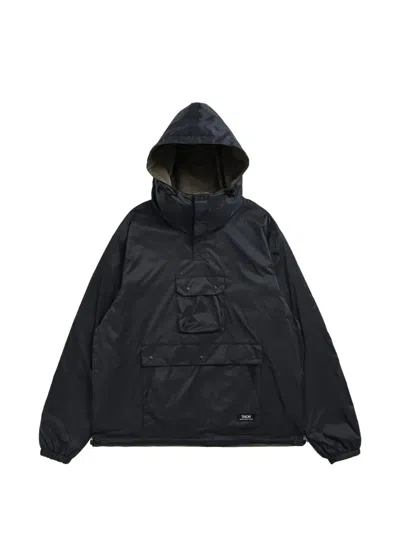 Taion Reversible Non Down Mountain Anorak In Blue