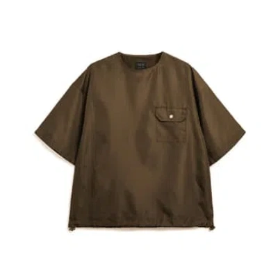 Taion Shirt For Man Cs02ndml Brown In Blue