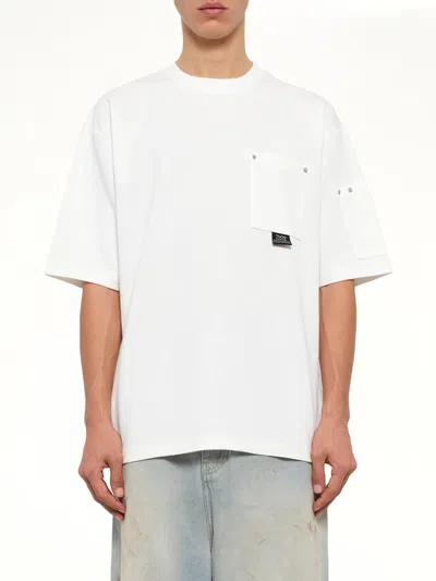 Taion Work Libet Pocket T-shirt In White