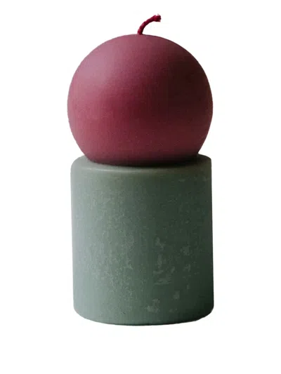 Taith Lulu Sphere-shaped Candle (375g) In Green