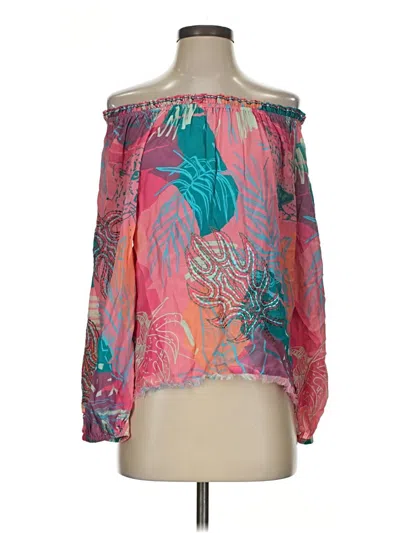 Taj By Sabrina Crippa 3/4 Sleeve Blouse In Multi