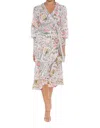 Taj By Sabrina Crippa Aello Dress In Combo Mille Flowers In Multi