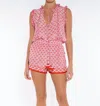 Taj By Sabrina Crippa Arta Top In Pink Summer Eyes In Multi