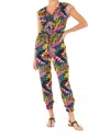 Taj By Sabrina Crippa Jasmine Top In High Summer Color Foliage In Multi